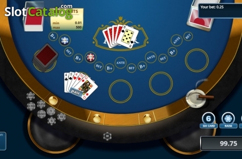 Οθόνη3. 6 Card Poker (Novomatic) Κουλοχέρης
