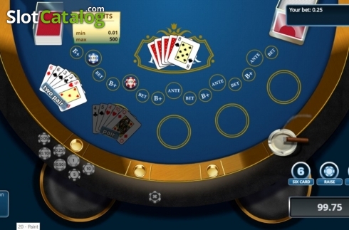 Οθόνη4. 6 Card Poker (Novomatic) Κουλοχέρης