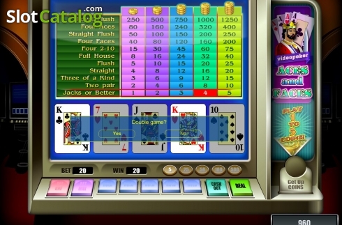 Οθόνη4. Aces And Faces (Novomatic) Κουλοχέρης