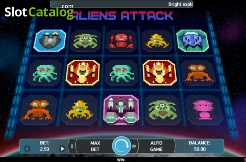 Οθόνη2. Alien Attack (Bet2Tech) Κουλοχέρης