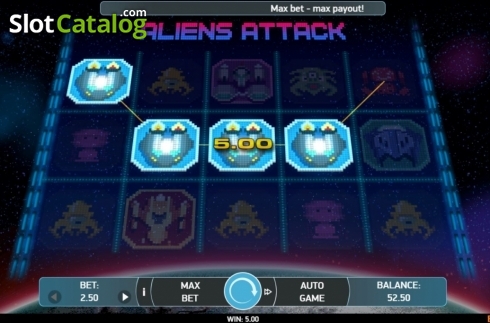 Οθόνη3. Alien Attack (Bet2Tech) Κουλοχέρης
