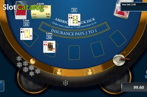 Οθόνη3. American Blackjack (Novomatic) Κουλοχέρης