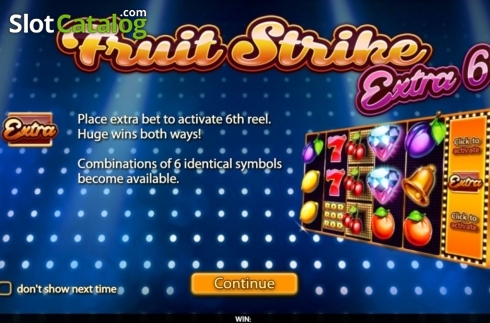 Οθόνη2. Fruit Strike: Extra 6 Κουλοχέρης 