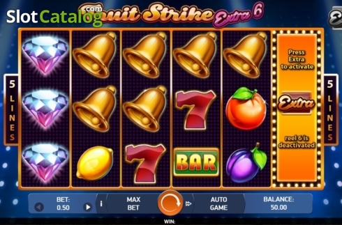 Οθόνη3. Fruit Strike: Extra 6 Κουλοχέρης 