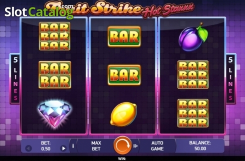 Οθόνη2. Fruit Strike: Hot Staxxx Κουλοχέρης