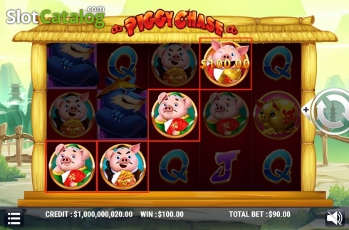 Οθόνη4. Piggy Chase Κουλοχέρης 