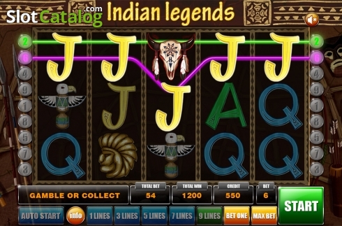 Οθόνη3. Indian Legends Κουλοχέρης 