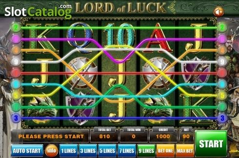Οθόνη2. Lord Of Luck (GameX) Κουλοχέρης