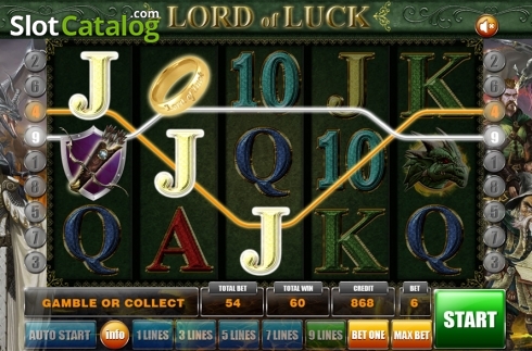 Οθόνη3. Lord Of Luck (GameX) Κουλοχέρης