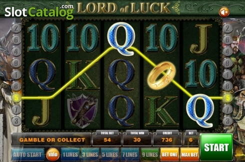 Οθόνη5. Lord Of Luck (GameX) Κουλοχέρης