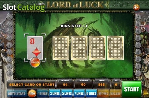 Οθόνη6. Lord Of Luck (GameX) Κουλοχέρης