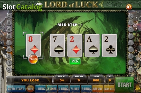 Οθόνη7. Lord Of Luck (GameX) Κουλοχέρης