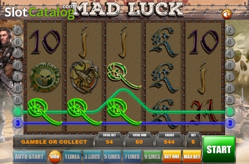Οθόνη3. MadLuck Κουλοχέρης