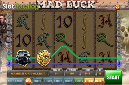 Οθόνη5. MadLuck Κουλοχέρης
