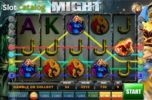 Οθόνη3. Might (GameX) Κουλοχέρης 