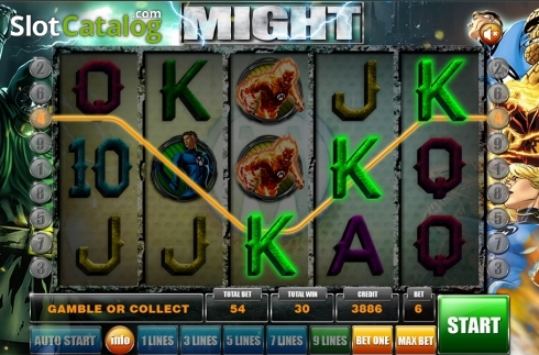 Οθόνη5. Might (GameX) Κουλοχέρης 