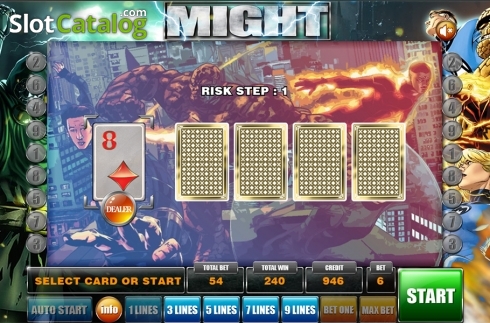 Οθόνη6. Might (GameX) Κουλοχέρης 