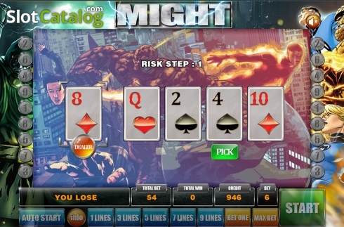 Οθόνη7. Might (GameX) Κουλοχέρης 