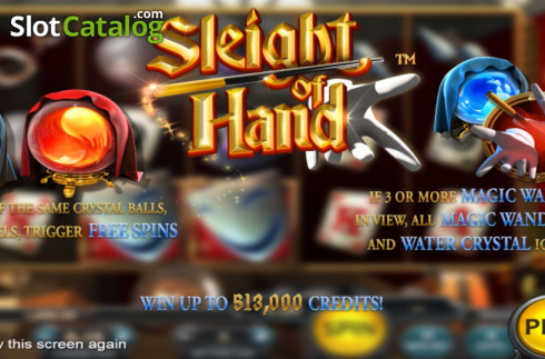 Οθόνη2. Sleight of Hand Κουλοχέρης