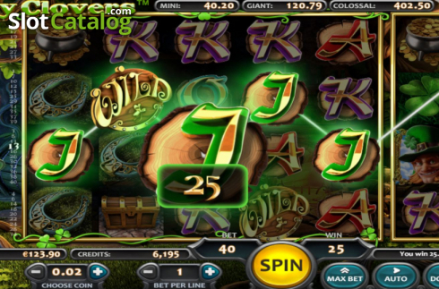 Οθόνη4. Lucky Clovers (Nucleus Gaming) Κουλοχέρης