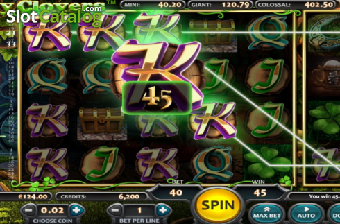 Οθόνη5. Lucky Clovers (Nucleus Gaming) Κουλοχέρης