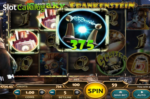Οθόνη6. Freaky Frankenstein Κουλοχέρης