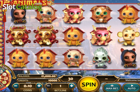 Οθόνη3. 12 Animals (Nucleus Gaming) Κουλοχέρης