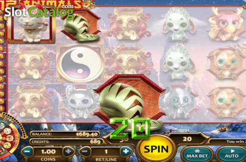 Οθόνη5. 12 Animals (Nucleus Gaming) Κουλοχέρης