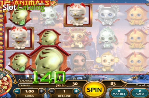Οθόνη6. 12 Animals (Nucleus Gaming) Κουλοχέρης