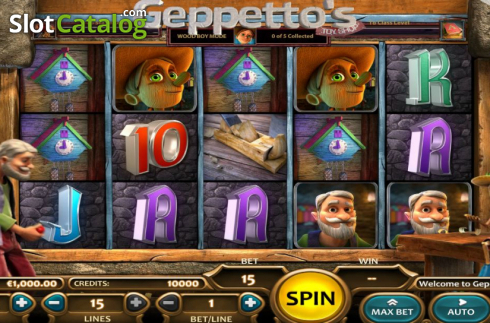 Οθόνη3. Geppetto's Toy Shop Κουλοχέρης