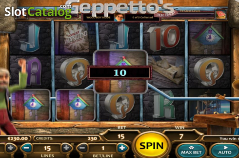 Οθόνη4. Geppetto's Toy Shop Κουλοχέρης