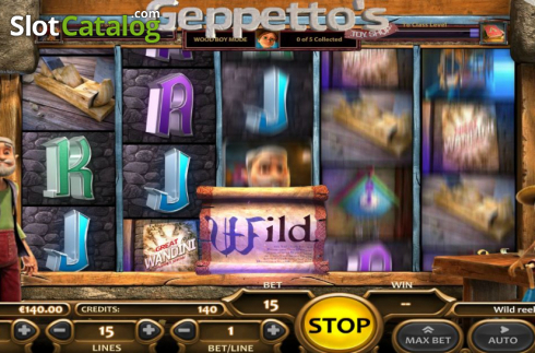 Οθόνη5. Geppetto's Toy Shop Κουλοχέρης