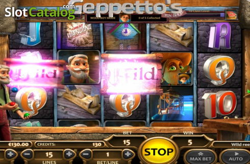 Οθόνη6. Geppetto's Toy Shop Κουλοχέρης