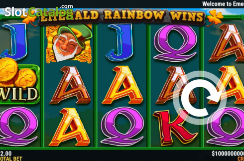 Οθόνη2. Emerald Rainbow Wins Κουλοχέρης