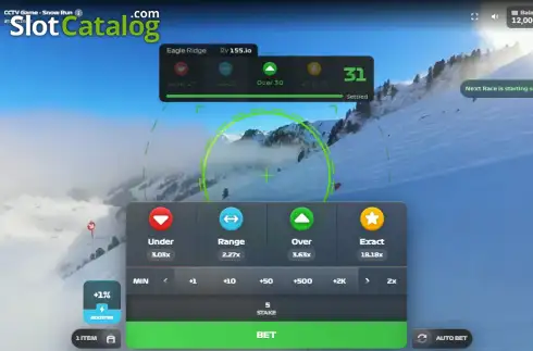 Οθόνη2. CCTV Game - Snow Run Κουλοχέρης