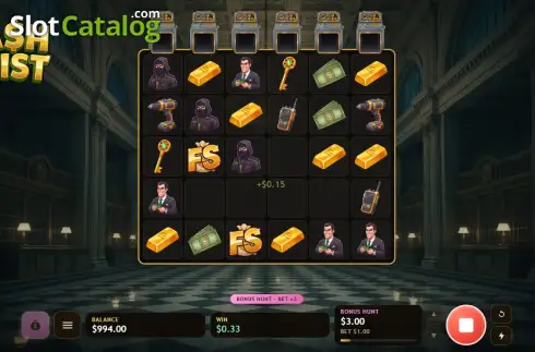 Οθόνη3. Cash Heist (1789 Studios) Κουλοχέρης