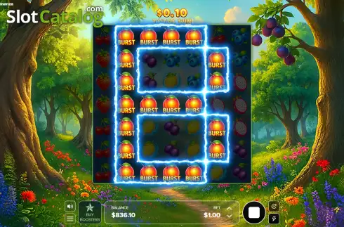 Οθόνη3. Fruit Burst Bonanza Κουλοχέρης