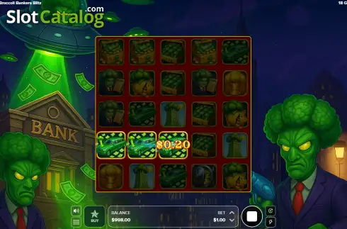 Οθόνη3. Broccoli Bankers Blitz Κουλοχέρης
