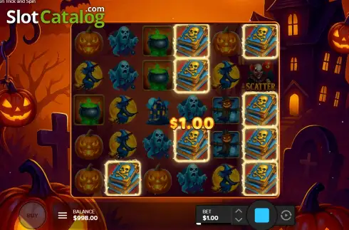 Οθόνη3. Halloween Trick and Spin Κουλοχέρης