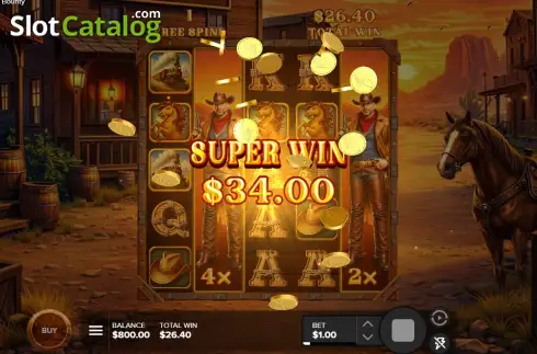 Οθόνη3. Sheriffs Bounty Κουλοχέρης 
