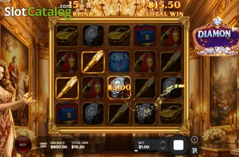 Οθόνη3. Diamond Luxe (18Gaming) Κουλοχέρης 