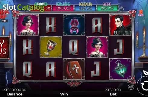 Οθόνη2. Vampire Vault Hold & Win Κουλοχέρης