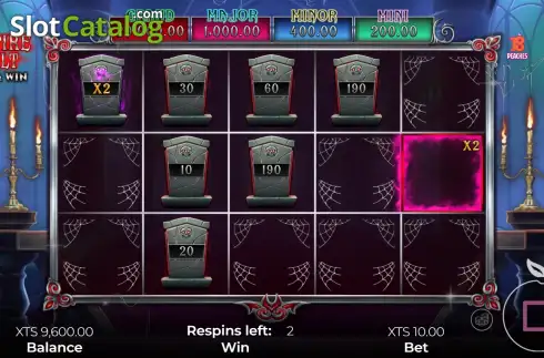 Οθόνη3. Vampire Vault Hold & Win Κουλοχέρης