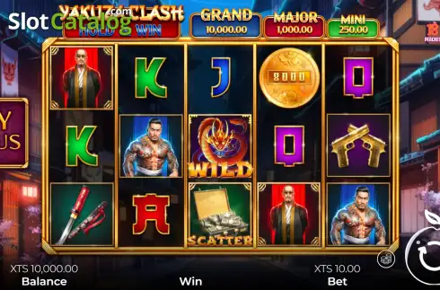 Οθόνη1. Yakuza Clash Hold & Win Κουλοχέρης