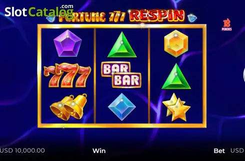 Οθόνη2. Fortune 777 Respin Κουλοχέρης