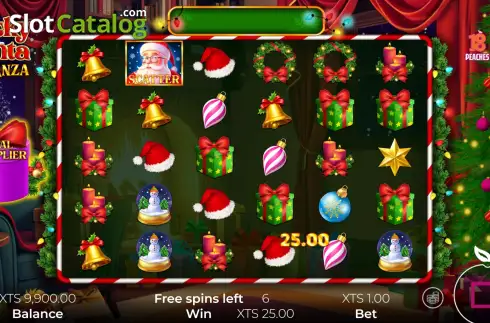 Οθόνη3. Lucky Santa Bonanza Κουλοχέρης 