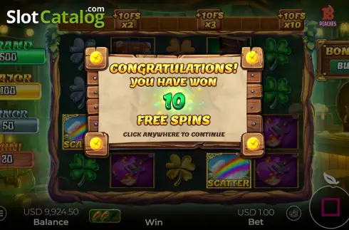 Οθόνη9. Leprechaun Jackpot Collector Κουλοχέρης