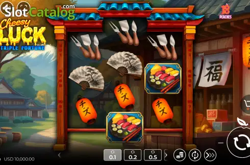 Οθόνη2. Cheesy Luck Triple Fortune Κουλοχέρης 