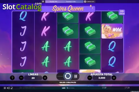 Οθόνη2. Spins Queen Κουλοχέρης