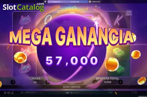 Οθόνη5. Spins Queen Κουλοχέρης